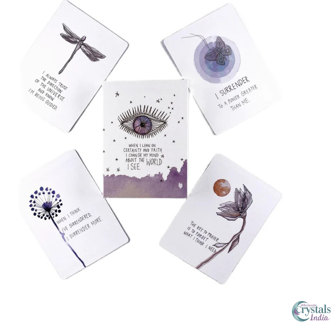 When I Lean on Creativity and Faith, I Change My Mind About the World I See – Affirmation Deck