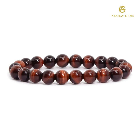 Natural Red Tiger Eye Bracelet