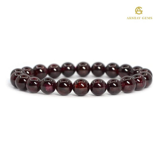 Natural Red Garnet Bracelet