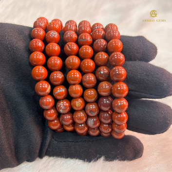 Natural Red jasper Bracelet