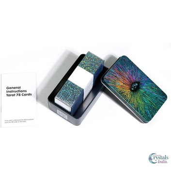 The Prisma Visions Tarot – With Guide book & Metal Box