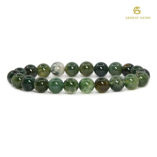Natural Moss Agate Bracelet