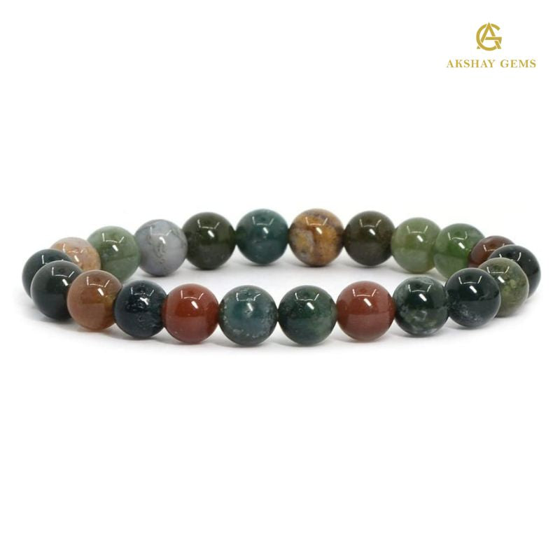 Natural Indian Bloodstone Bracelet