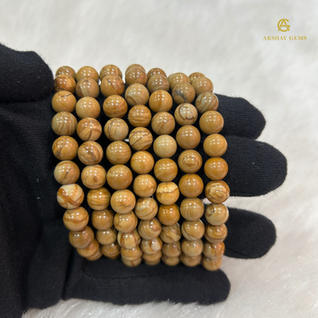 Natural Camel Jasper Bracelet