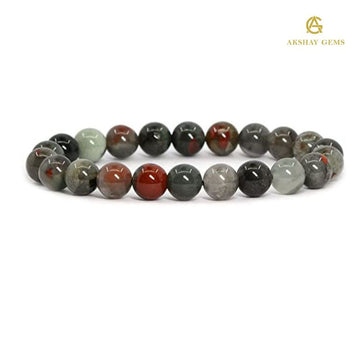 Natural African Bloodstone Bracelet