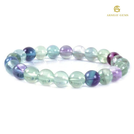 Natural Multi Fluorite Bracelet