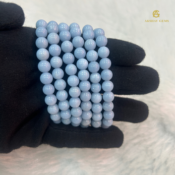 Natural Angelite Bracelet