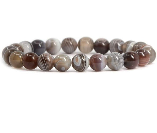Natural Botswana Agate Bracelet