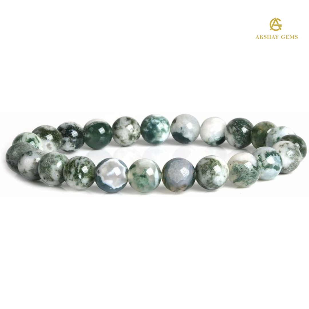 Natural Tree Agate Bracelet