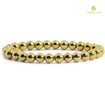 Golden Pyrite (Coated Hematite) Bracelet