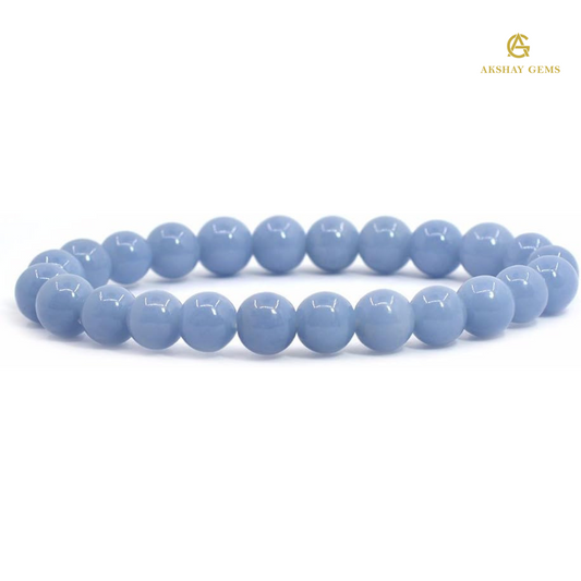Natural Angelite Bracelet