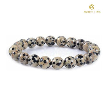Natural Dalmation Jasper Bracelet