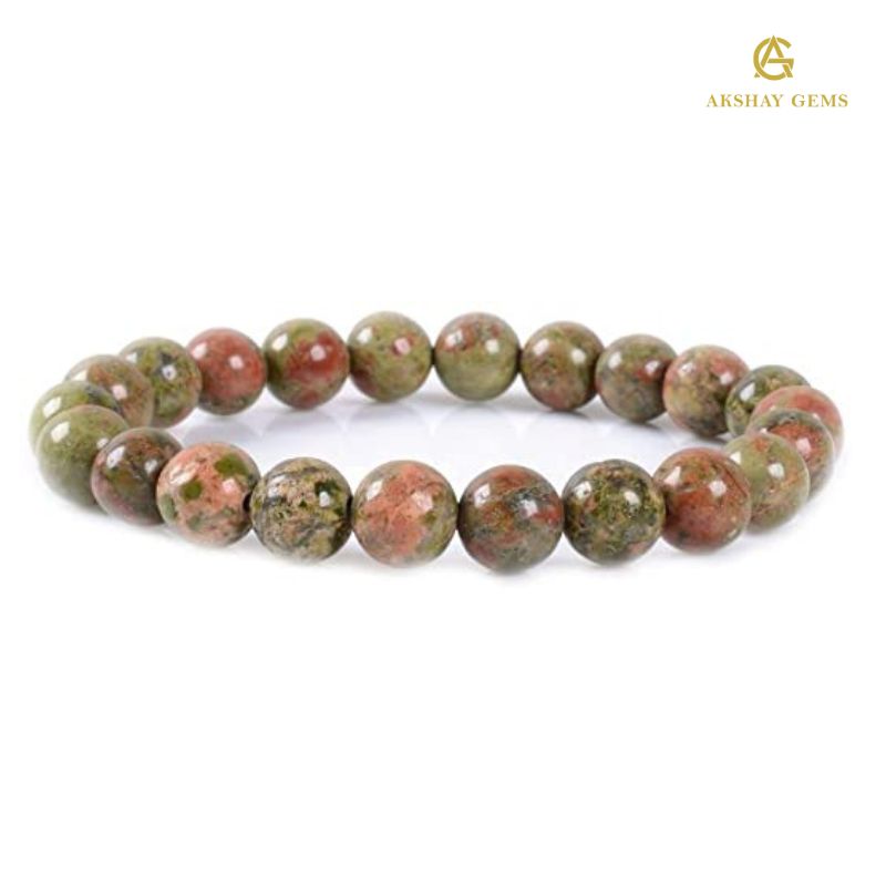 Natural Unakite Bracelet