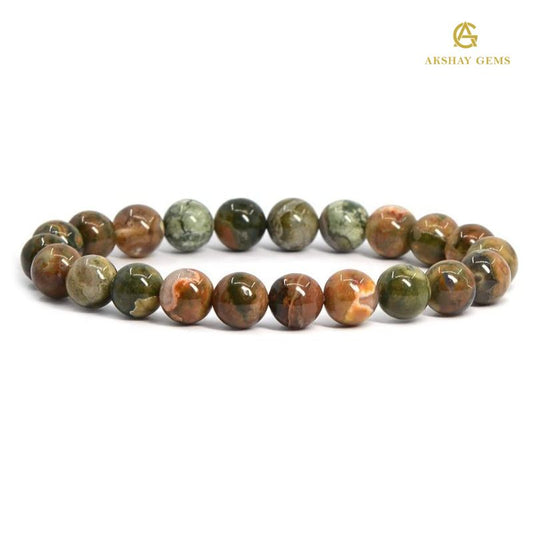 Natural Rhyolite Jasper Bracelet