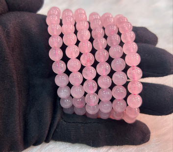Natural Rose Quartz Bracelet