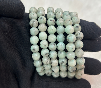 Natural Kiwi Jasper Bracelet